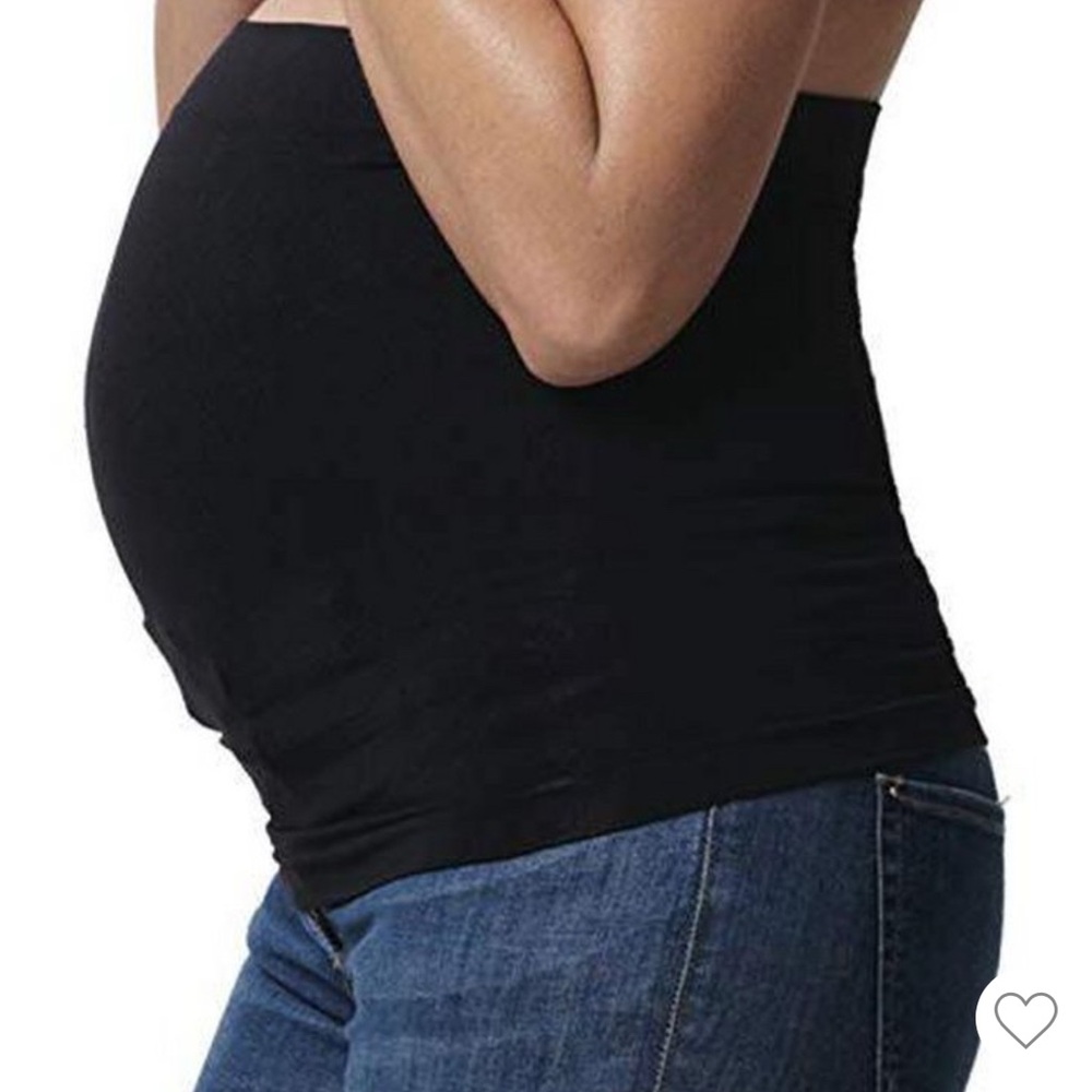 Black maternity belly band